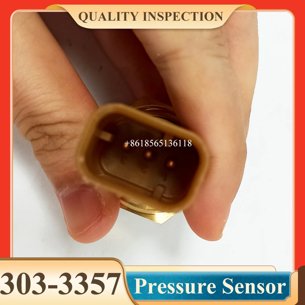 303-3357 sensor de pressão 3033357 para o sensor da máquina escavadora C7 C9 324D 325D