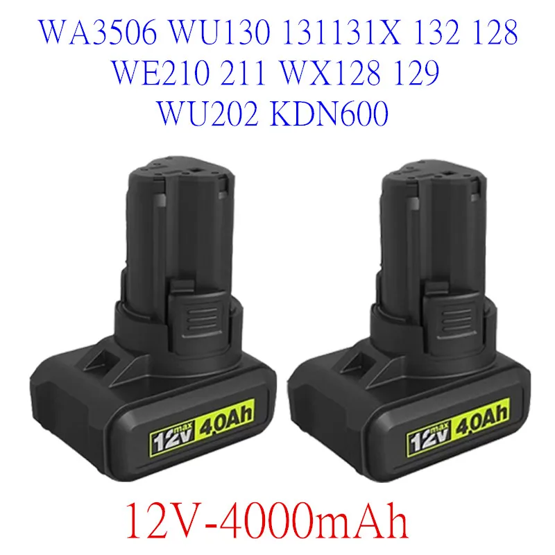 100% оригинал 2000 мАч для WORX Kress 12 В WA3506 WU127 WU128 WU130 WU131X WU132 WU280 WX128 WX129 WX540 аккумулятор для электроинструмента