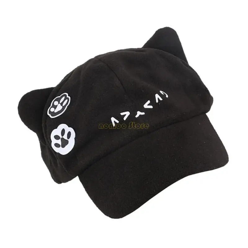 

31BF модные бейсболки аниме костюм реквизит шляпа повседневная уличная одежда шляпа с кошачьими ушками