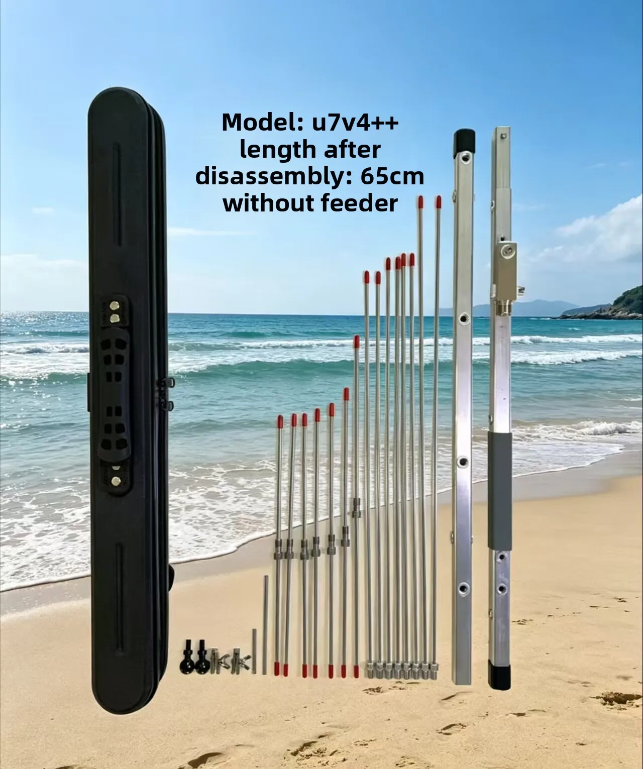 U7V4 Handheld Foldable Dual-Band Yagi Antenna – Portable for Satellite & ISS, SSTV Reception, UHF 430-440 / VHF 143-148M