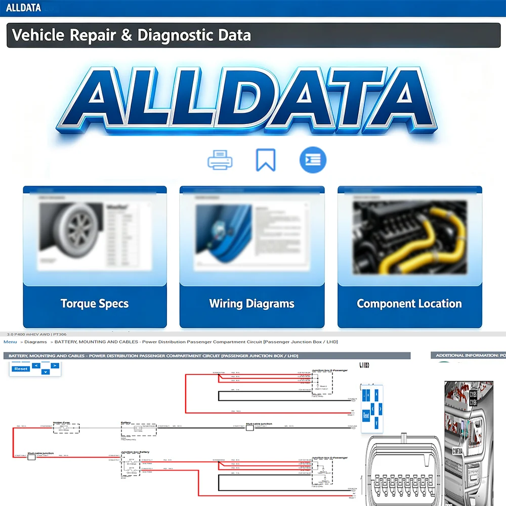 Workshop Tools Online - 1-Year Whole Data Alldata US Full