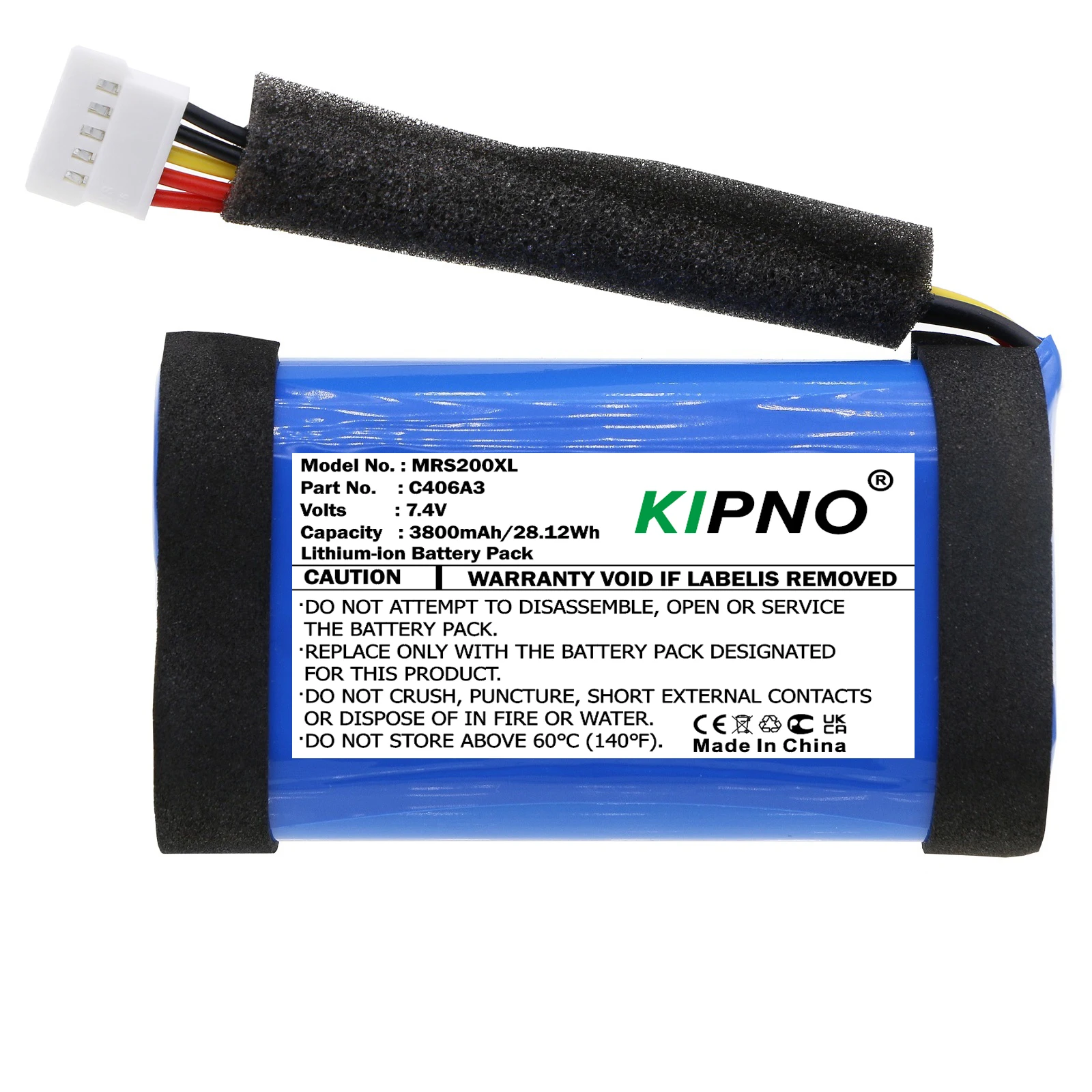 

KIPNO Speaker 3800mAh Battery C406A3 C406A3-1 For Marshall Stockwell II