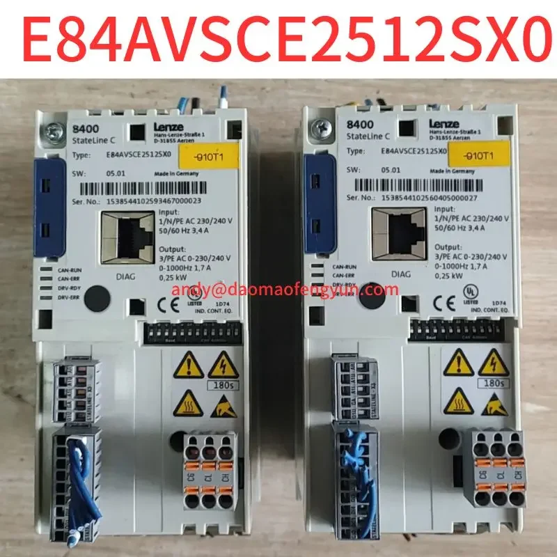 اختبار مستعمل موافق E84AVSCE2512SX0 العاكس