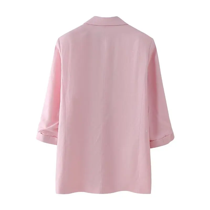 Summer 2024 Women's Slimming Casual Versatile Loose Fit Suit Jaet New Arrival Commute Sle Regular Length