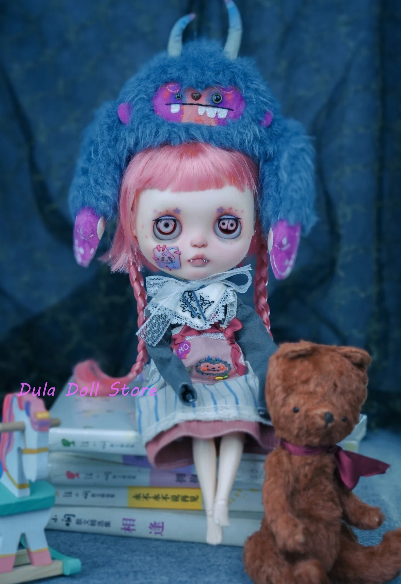 Dula Doll Clothes Dress The Blue Monster Past Life ob24 ob22 Azone Licca ICY JerryB 1/6 Bjd Doll Accessories