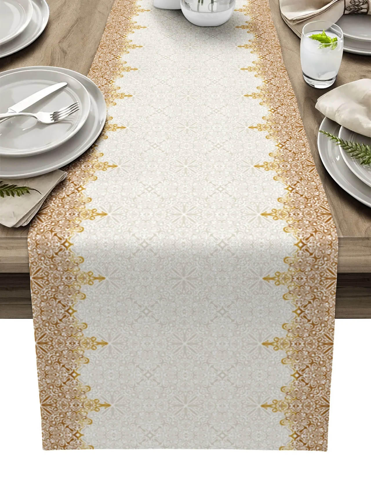 

Bohemia Retro Pattern Ethnic Table Runner Decoration Home Decor Dinner Table Decoration Table Decor