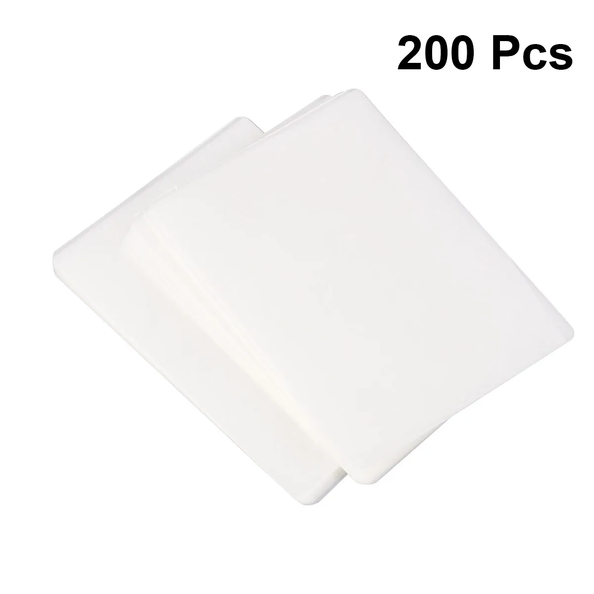 Pochettes de plastification transparentes, paquet de 200, universelles, imperméables, résistantes à la décoloration, film de protection pour photos et documents, film d'étanchéité