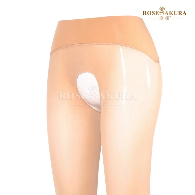 

Luo Ying8398Light Velvet Seamless Silky Stockings Spring and Autumn Thick Velvet Sexy Open Crotch Black Pantyhose