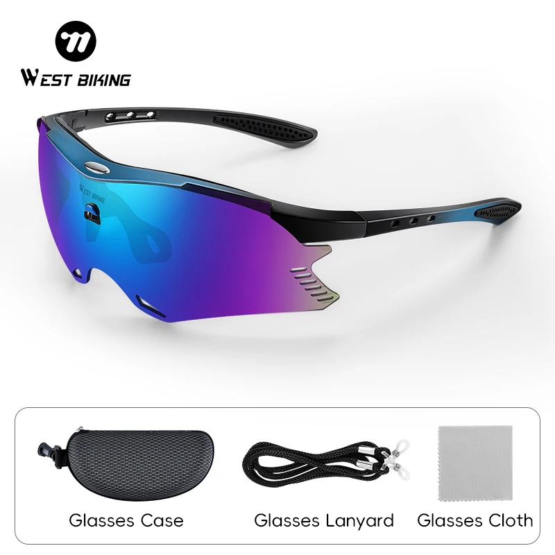 

WEST BIKING Men Women Cycling Sunglasses Sports Glasses Road Bicycle Glasses Mountain Bike Protection Goggles Eyewear Sunglasses