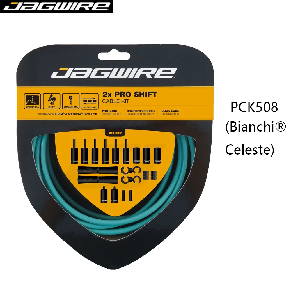 JAGWIRE 2X Pro Shift Kit Hochpräzises Schleifen Edelstahl Mountainbike Schaltleitung Rennrad Übertragungsleitung – Detail 14