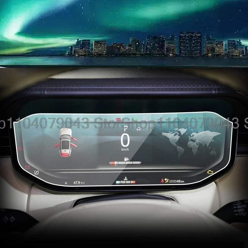 

Tempered glass screen protective film For Land Rover Range Rover 2023 car instrumnent Dashboard anti-scratch accessories