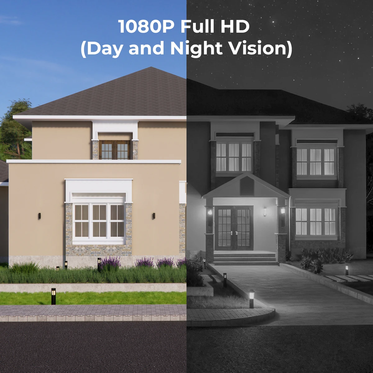 1080P 8CH CCTV Security Camera System AI Human/Vehicle Detection 5MP Lite DVR 2MP Wired Surveillance Cameras IR Night Vision