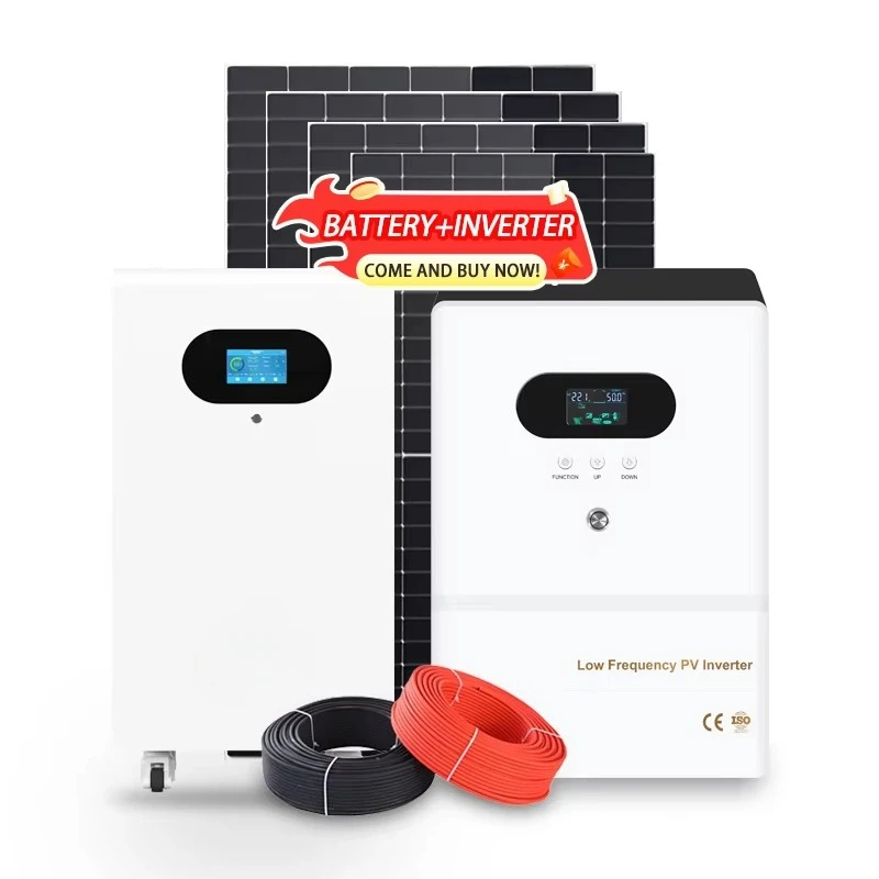 8kw Home Energy Solar Power System Monocrystalline Silicon Lithium Battery Hybrid Generator MPPT PWM Controller 12kw Load Power