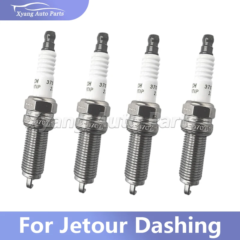 4pcs/set Spark Plug For Jetour Dashing/X70 X90 Plus/KAIYI X3 PRO/KAIYI E5/X7/Omoda C5 S5/ Exeed LX TXL F4J163707010