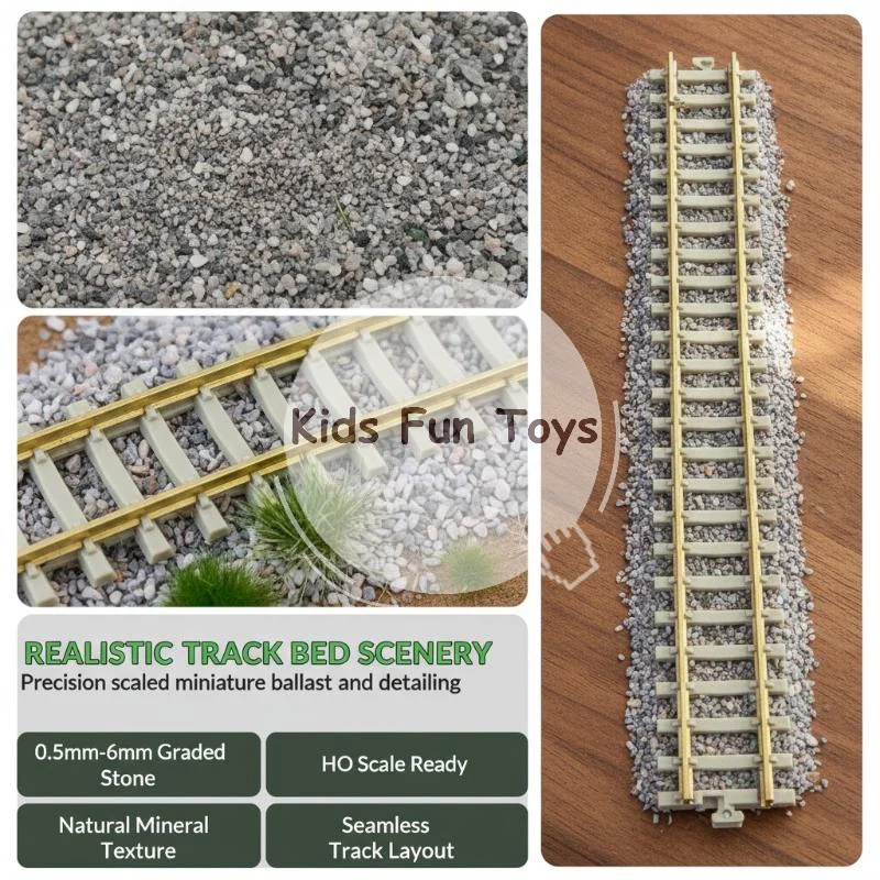 Natural Mini Landscape Gravel Stone 100g Realistic Model Material for DIY Sand Table Railway  Pot Decor