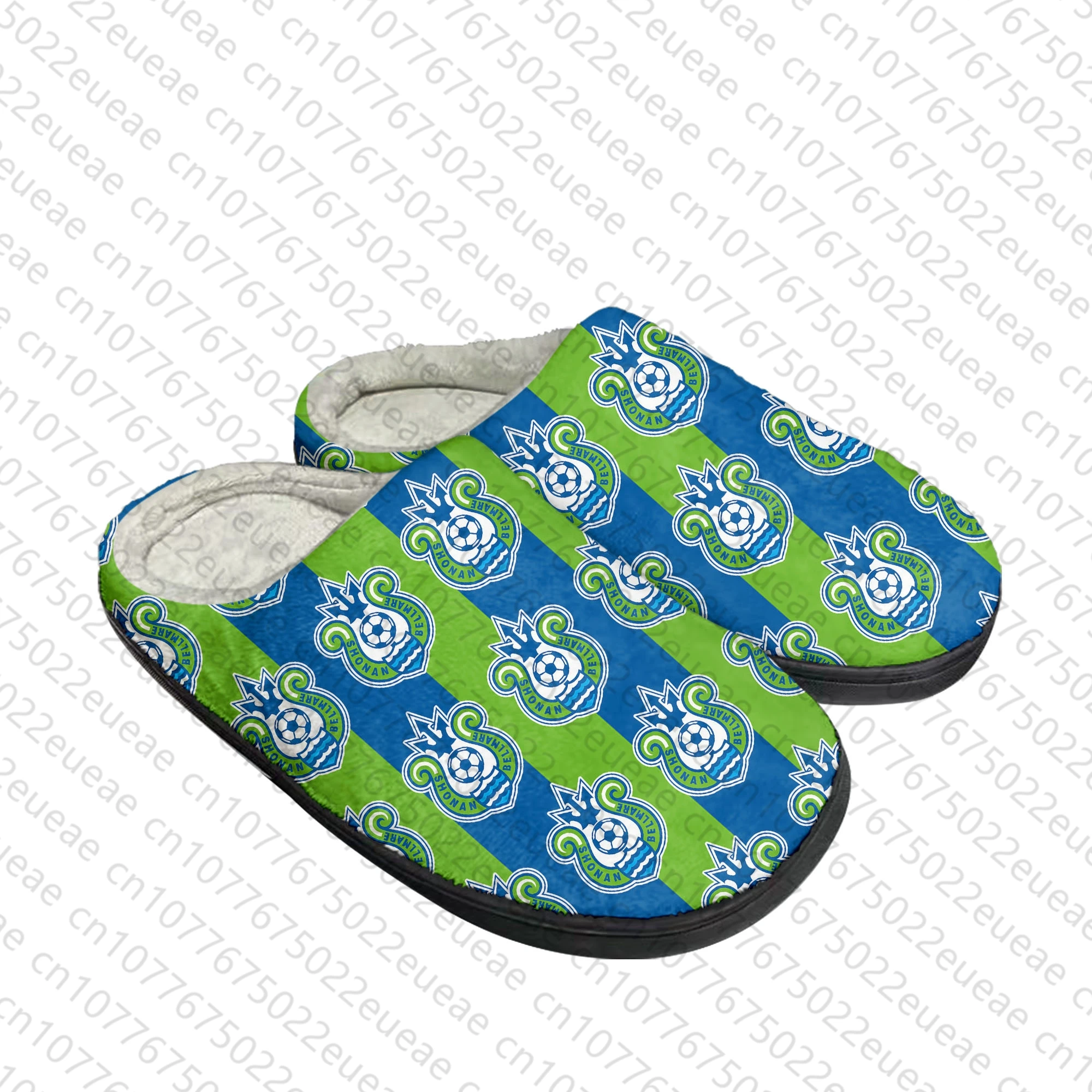 ベルマーレ Bellmare Football Home Cotton Slippers Mens Womens Plush Bedroom Casual Keep Warm Shoes Thermal Indoor Slipper Customized