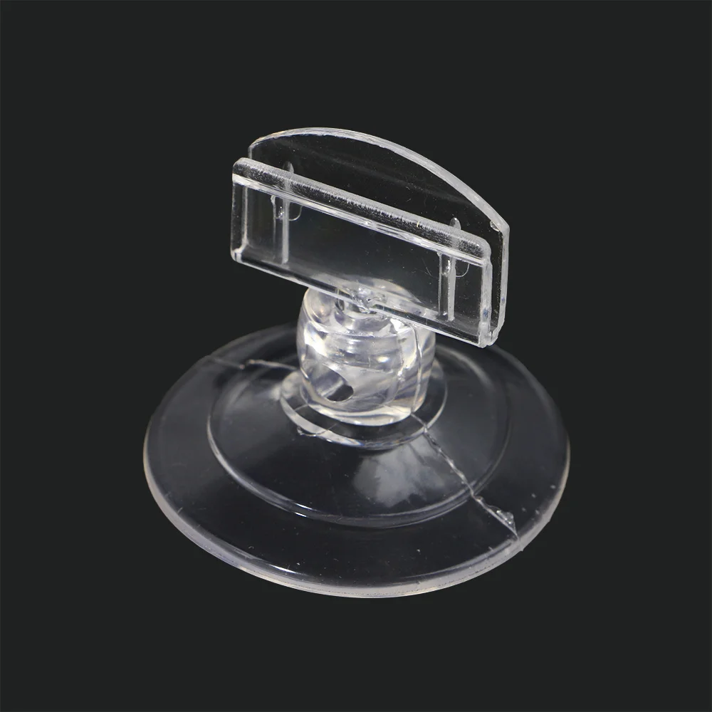 20 PCS POP Suction Sucker Clip Holder Stable Base Clear Sign Display Snap Promotion Price Tag Gripper Strong Suck Ability