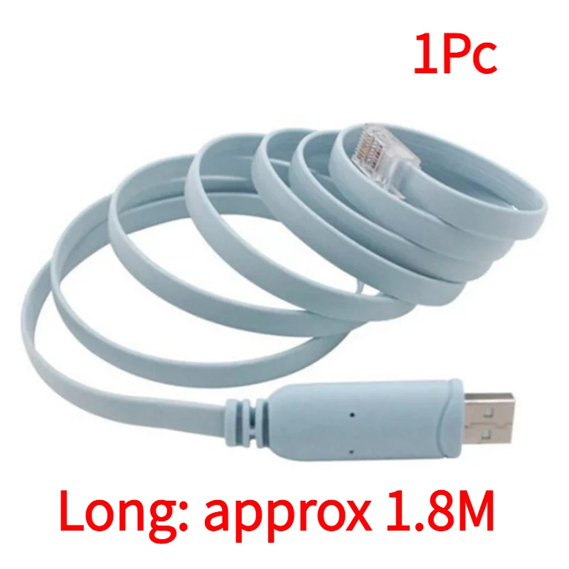 1Pc USB to RJ45 For  USB Console Cable.