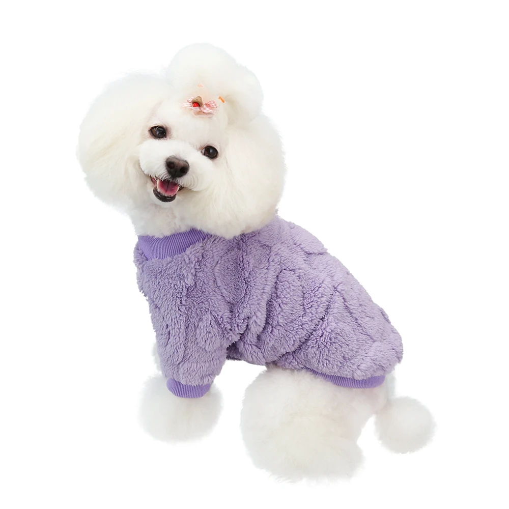 Autumn Winter Warm Dog Clothes for Small Dogs Outdoor Soft Cozy Fleece Jacket Vest Coat Pet Chihuahua Velvet Clothing