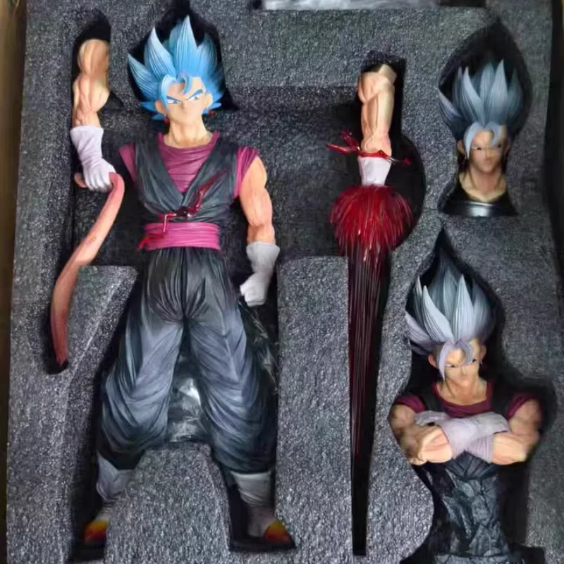 

new Anime Dragon Ball Z Vegetto Super Saiyan 2 Style Gk Model Statue Collectable Ornaments Combat Action Figure Custom Toys Gift