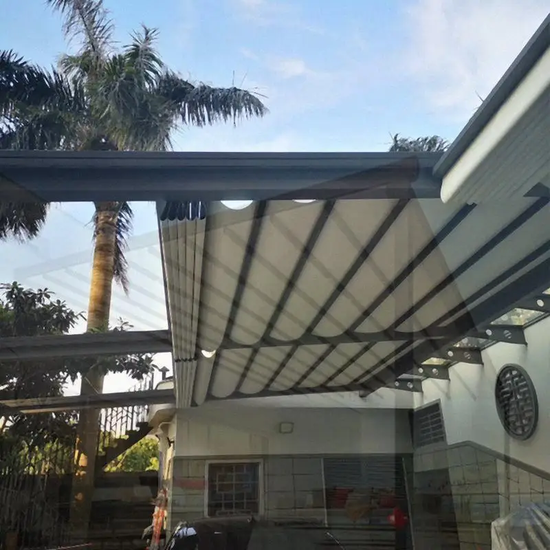 Aluminum Bioclimatic Louvered Roof Kits Pvc Remote Control High Quality Outdoor Pergola for Garden Patio Backyard Retractable Ca