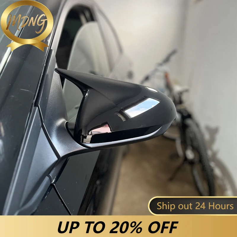 for Hyundai Accent Solaris 2018-2023+ABS covered exterior rearview mirror cover with cowl angle rearview mirror cover
