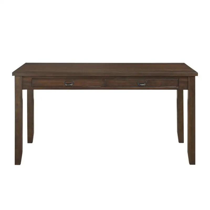 

Transitional Style Dark Cherry Dining Table with 4 Drawers for Kitchen and Dining Room Furniture