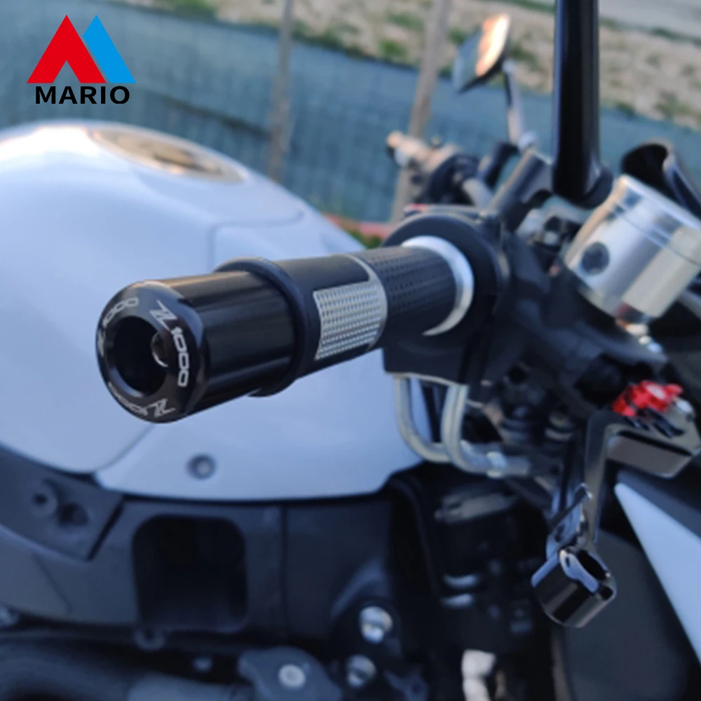 2Pcs Motorcycle CNC Handle Bar Handlebar Grips End Hand Plug Caps For KAWASAKI Z1000 Z 1000 2003 2004 2008 2010 2012 2016 2017