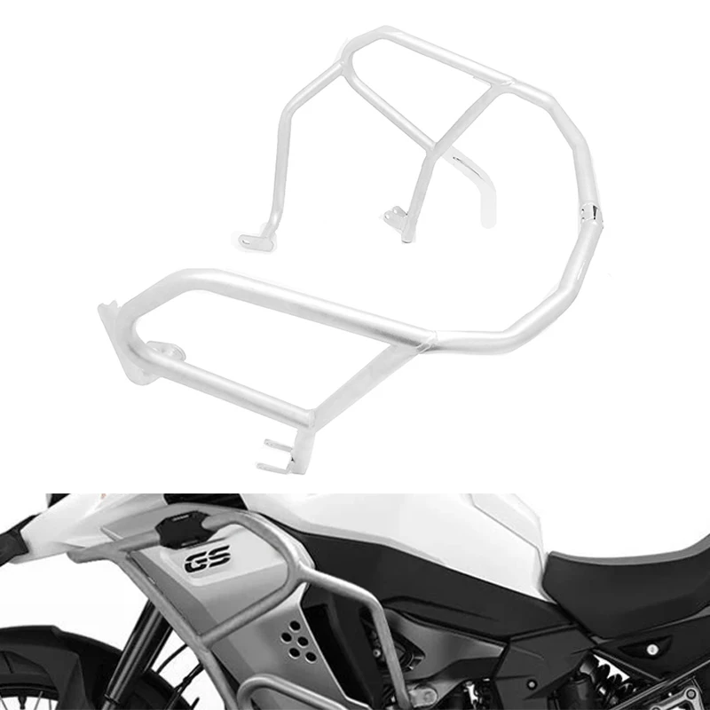 

Stainless Steel Upper Engine Guard Bumper Crash Bar Frame Protector For BMW F850GS ADV F 850 GS F 850GS Adventure 2019-2023