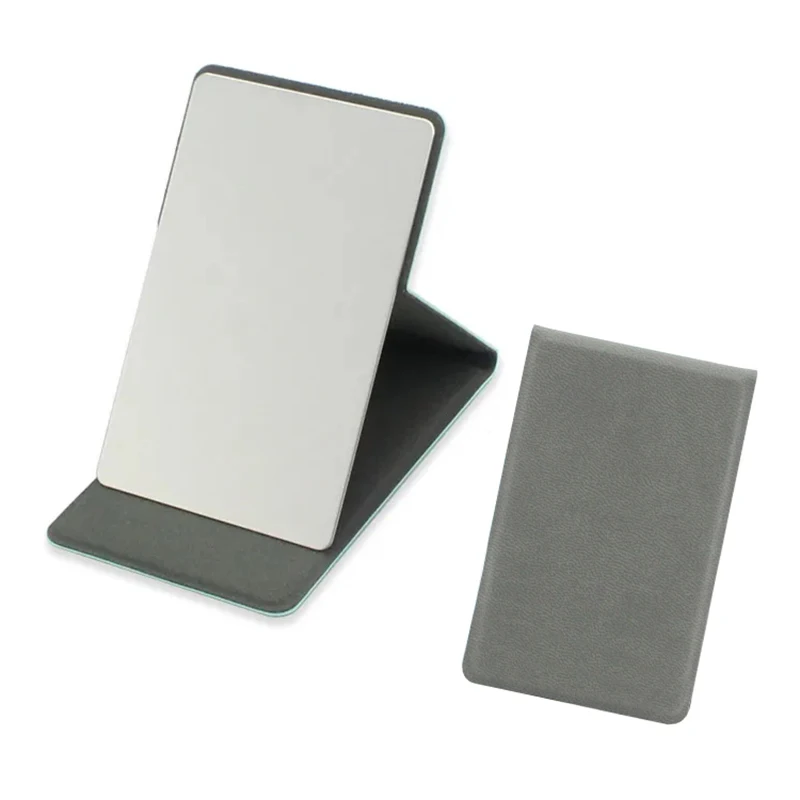 Pocket Rectangle Makeup Folding Mirrors Ultra-thin Folding Make Up Mirror Personalised Portable Compact Cosmetic Mirror