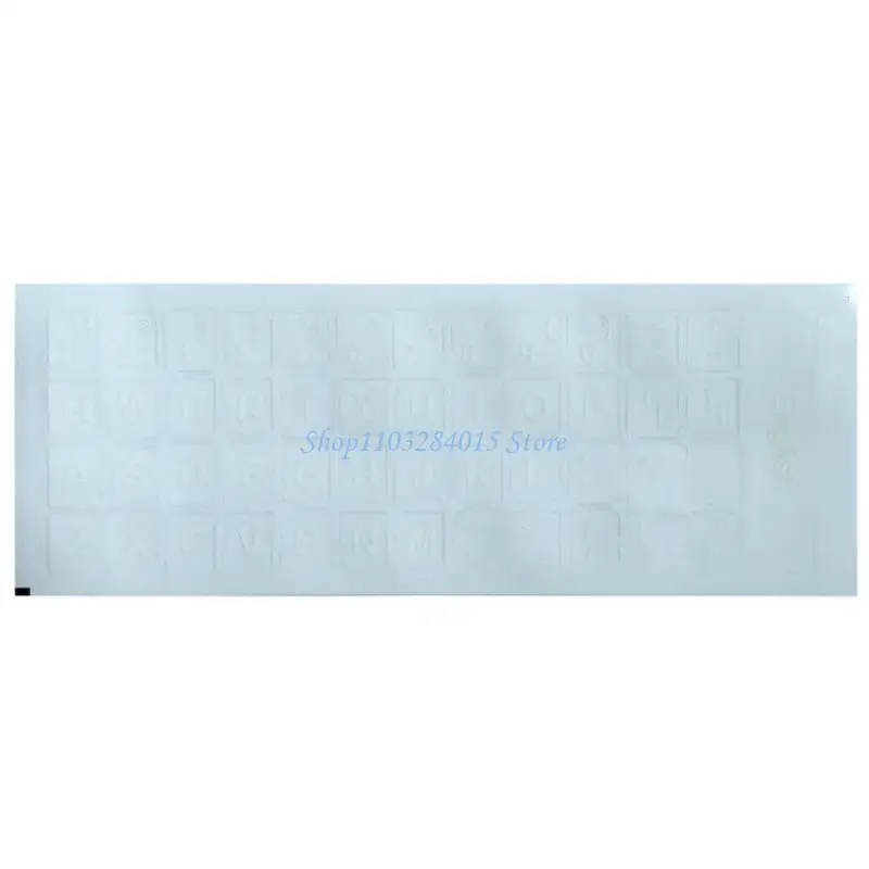 R6FF Keyboard Sticker Language-English Letter Proetction Foil Film for Laptop
