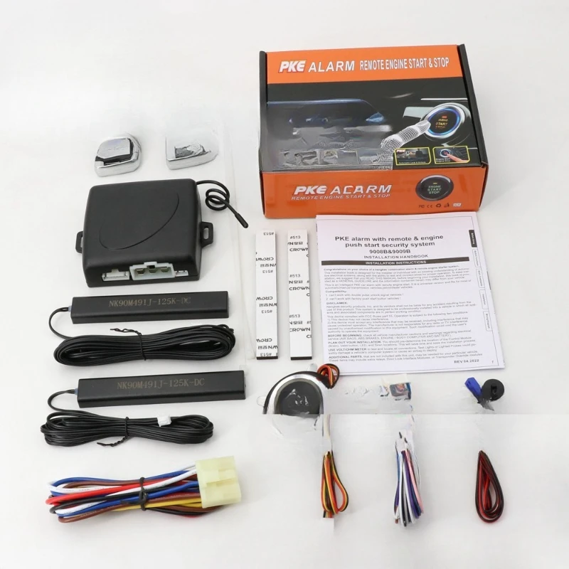General-purpose car one-click start remote control remote start preheating refrigeration anti-theft alarm
