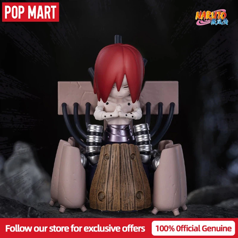 حقيقية POPMART ناروتو شيبودن سلسلة معركة مع Akatsuki عمل الشكل صندوق أعمى تحصيل تمثال الزخرفية لعبة مفاجأة