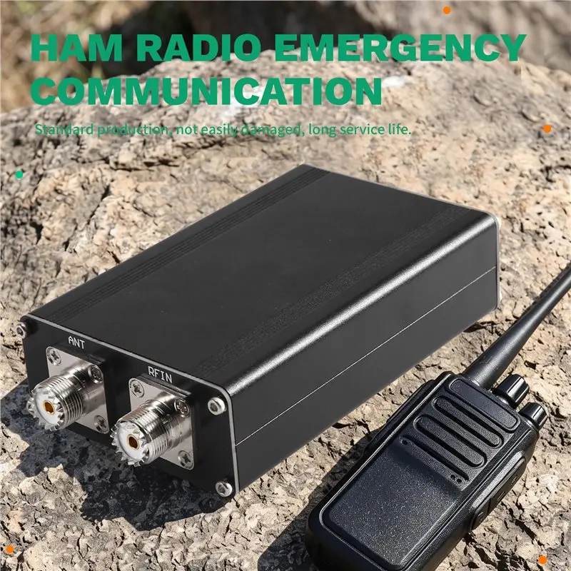 Exquisite-ATU-100 Pro+ Automatic Antenna Tuner For Ham Radio 100W 1.8-50Mhz For Emergency Communications
