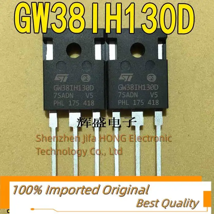 10PCS/Lot   GW38IH130D   38A 1300V TO-247 Imported Original Best Quality