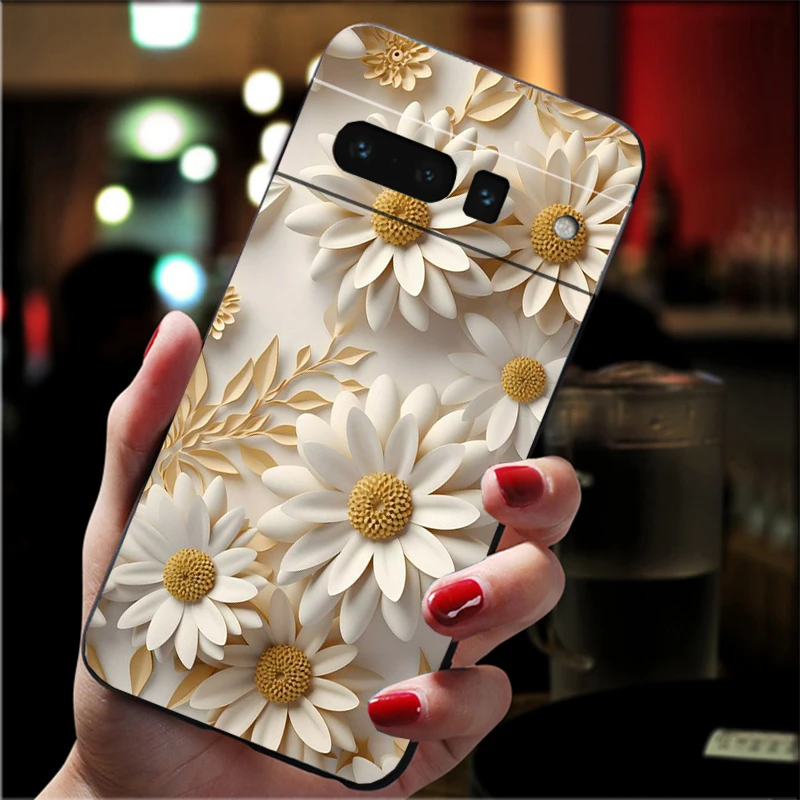 

Flowers Phone Case For Google Pixel 10 9 Pro XL 9A 8 7 6 Pro Pixel 8A 7A 6A Pixel 8 7 6 5