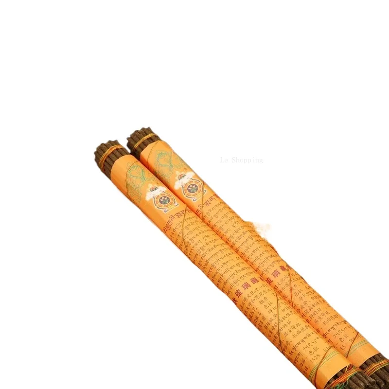 25 سنتيمتر Lhasa البخور التبتية اليدوية البخور الطبيعي العصي معبد عبادة بوذا المنزل داخلي تنقية الهواء جوس عصا