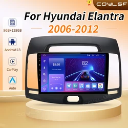 For Hyundai Elantra 2006 - 2011 Android Car Radio Multimedia Video Player Navigation GPS Carplay QLED Touch Screen Autp Stereo