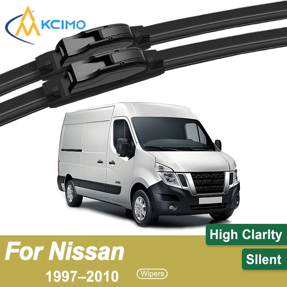 

Premium Rubber Durable Silent Windshield Wiper Blades 2pcs for Nissan Interstar 1997–2010 Front Wiper Blades Set