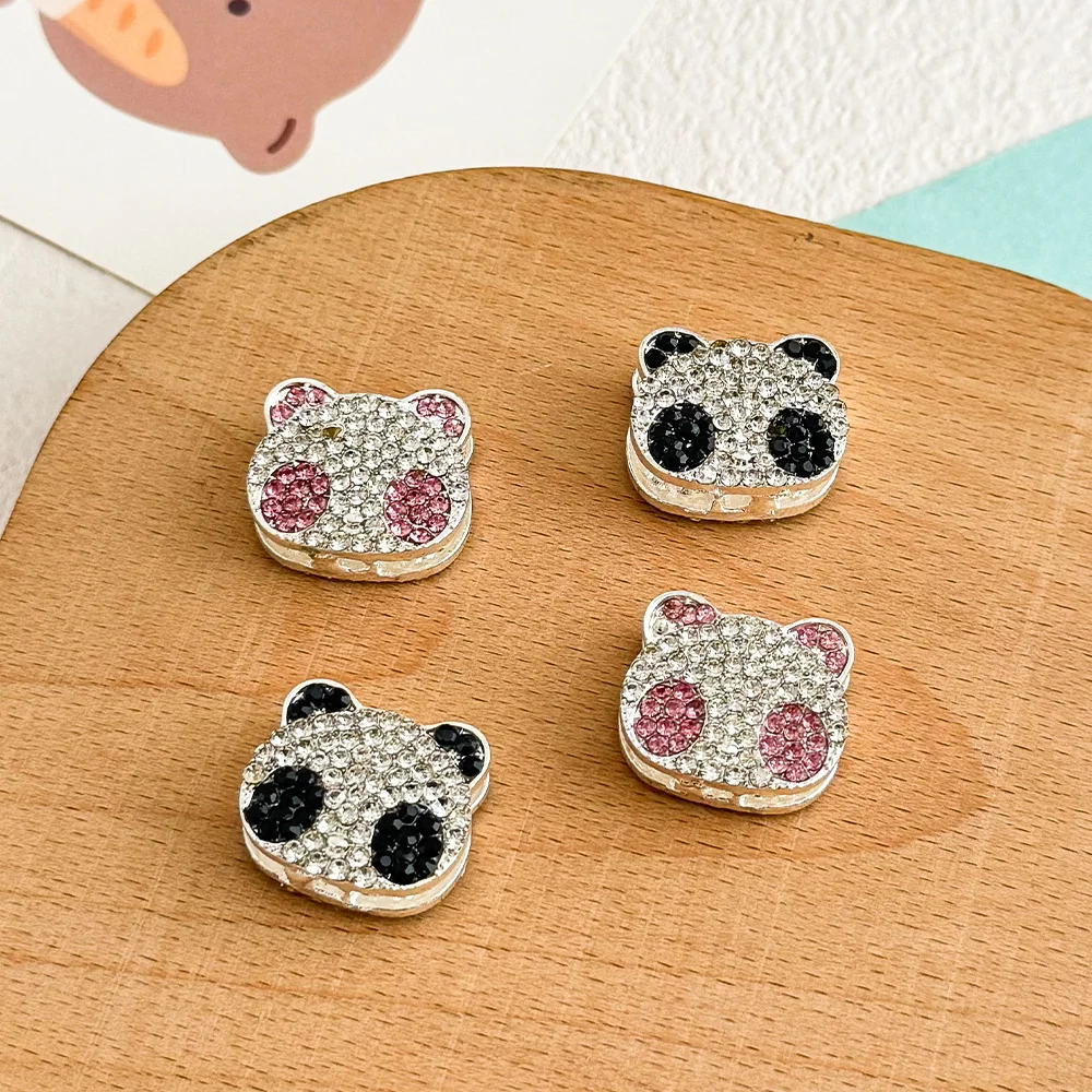 

Cordial Design 30Pcs 18*22MM Jewelry Findings & Components/DIY Fancy Bead/Rhinestone Effect/Hand Made/Panda Shape/Alloy #19083