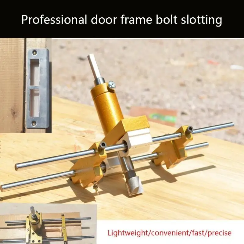 652F Mortising Machine Door Lock Installation for Installing Deadbolts Locksets 1Set Door Lock Hole Opener Wooden