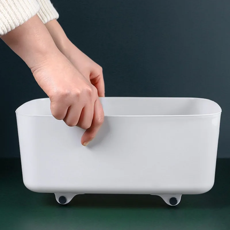 4/8pcs Storage Box Roller Wheels Directional Pulley Self-adhesive Wearable Storage Box Bottom Caster For Furniture Household