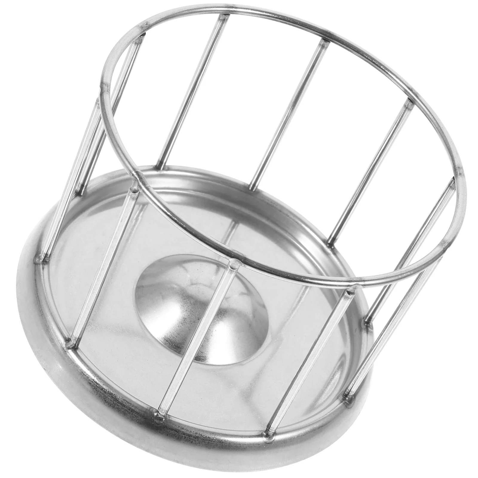 

Tortoise Food Bowl Stainless Steel Reptile Holder Terrarium Feeding Animal Dish Worm Pan