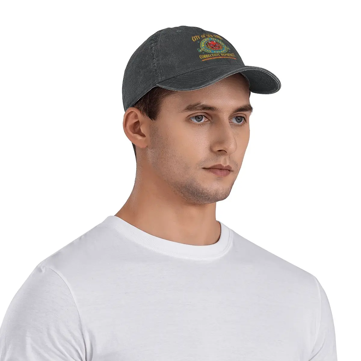 RIKERS ISLAND Baseball Cap chapéu de cowboy Cap pico Cowboy Bebop Chapéus Homens e mulheres chapéus