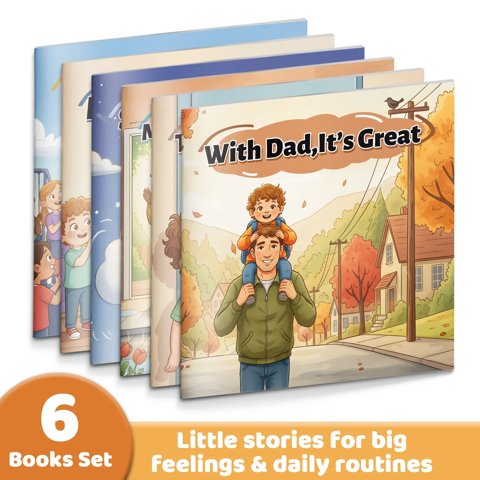 Little Moments, Big Growth 6-Volume Family & School Story Collection, Warm Illustrated Tales About Friendship