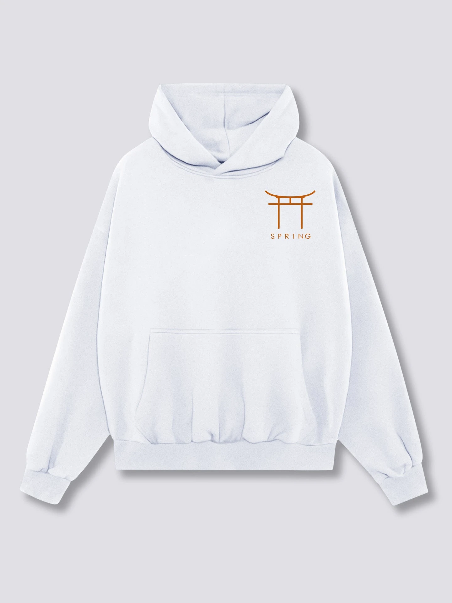 Woman Minimalist Cherry Blossom Torii Gate Print TShirt Streetwear TShirt Back Graphic TShirt Oversized Hoodie Sweatshirt Tops
