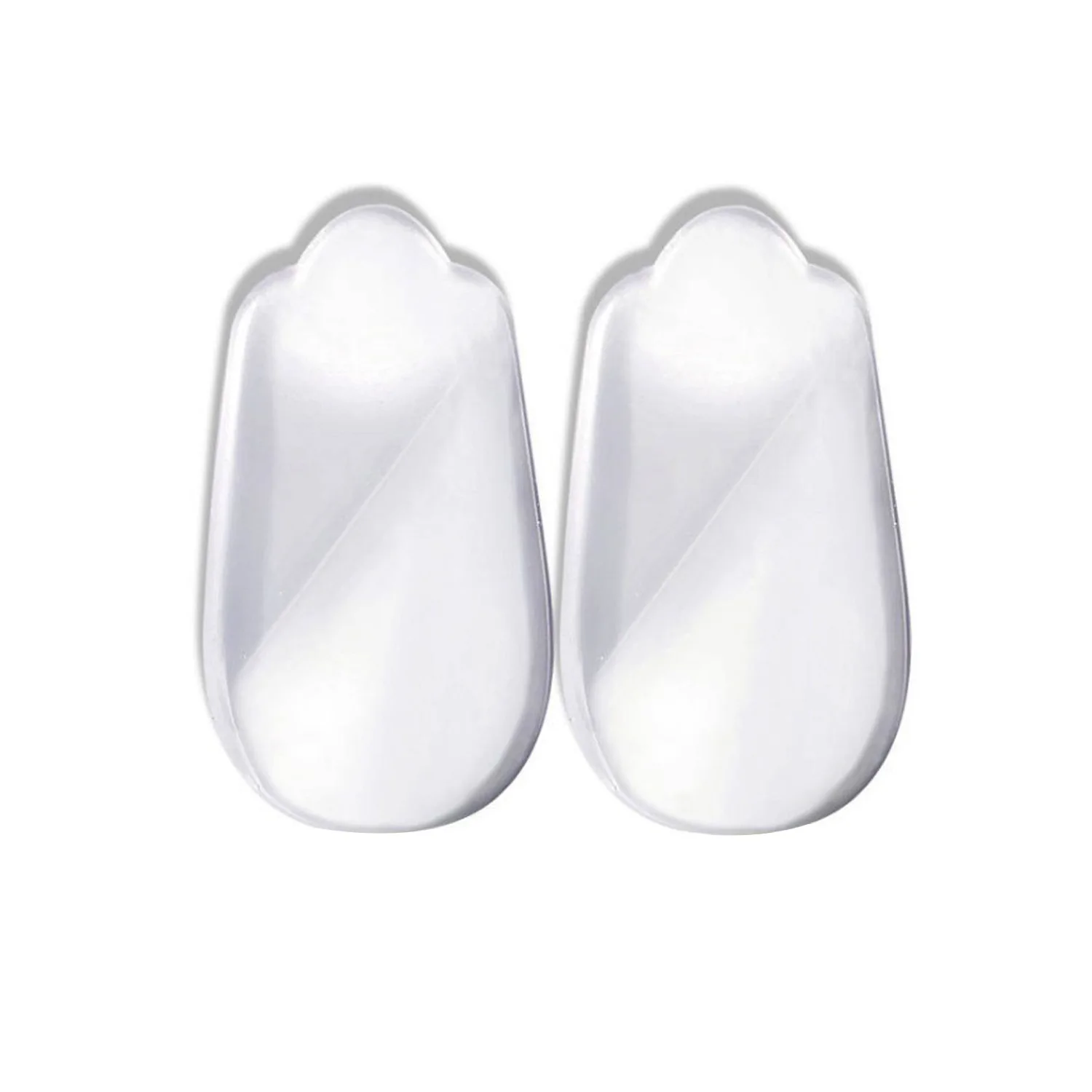 1 Pair Silicone Flatfoot Insole With Eight Toe Foot Orthotic Varus Correct Adhesive XO Type Legs Orthotic Heel Wedge Health Care