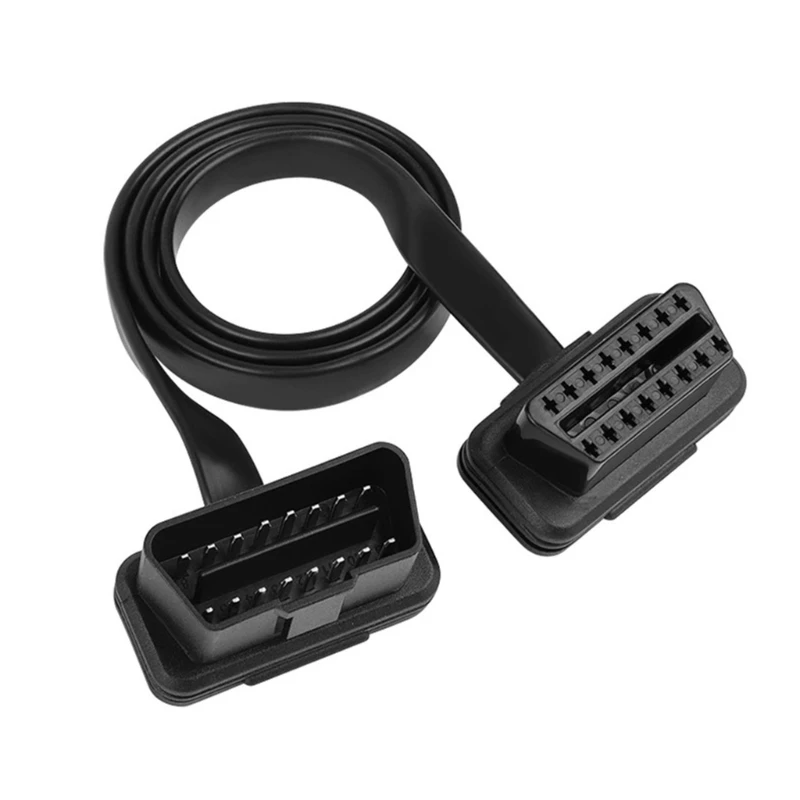 Universal 16Pin OBD2 Extension Cord For Car Diagnostic Tool In Professional Workshops Male to Female Extension Line Cord R6FB