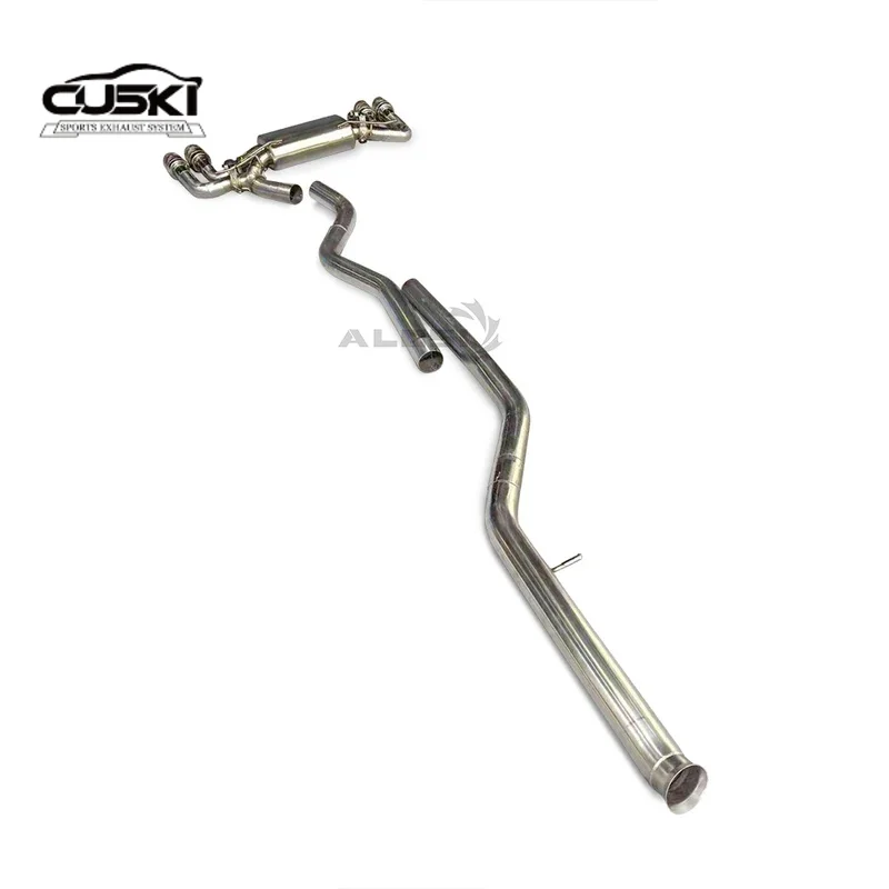 

Аксессуар для модификации выхлопной системы из нержавеющей стали с клапаном Cat Back Exhaust для BMW 330I F30 2.0t N20 2012-2015, улучшенная мощность