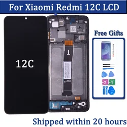 6.71 inches For Xiaomi Redmi 12C LCD Display With Touch Screen Digitizer Replacement Phone Parts Assembly